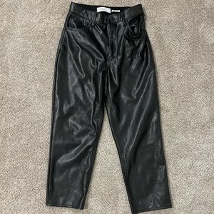 Abercrombie leather pants